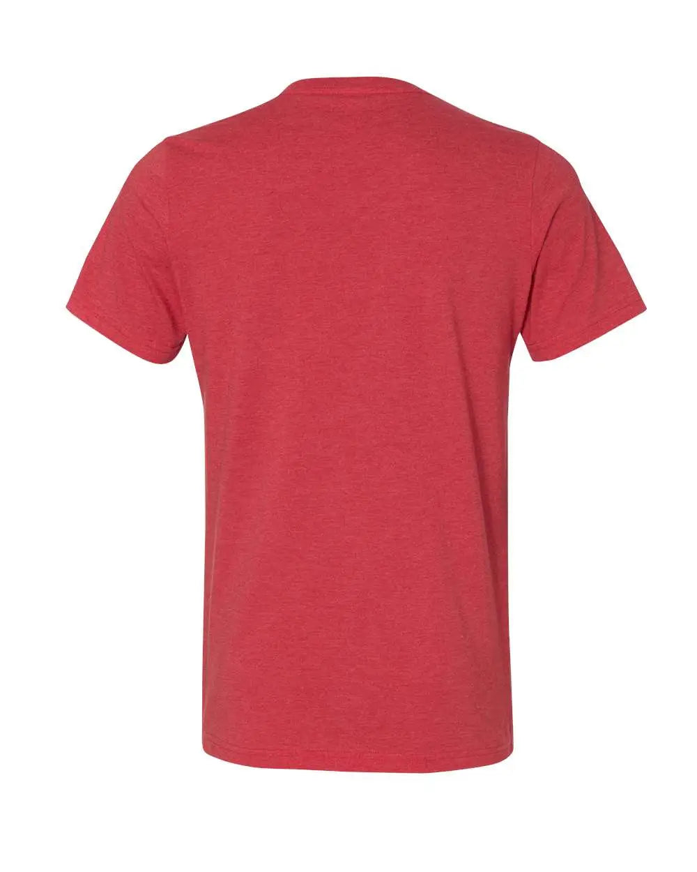 Bella + Canvas 3005cvc Heather Cvc V-neck Tee - Red