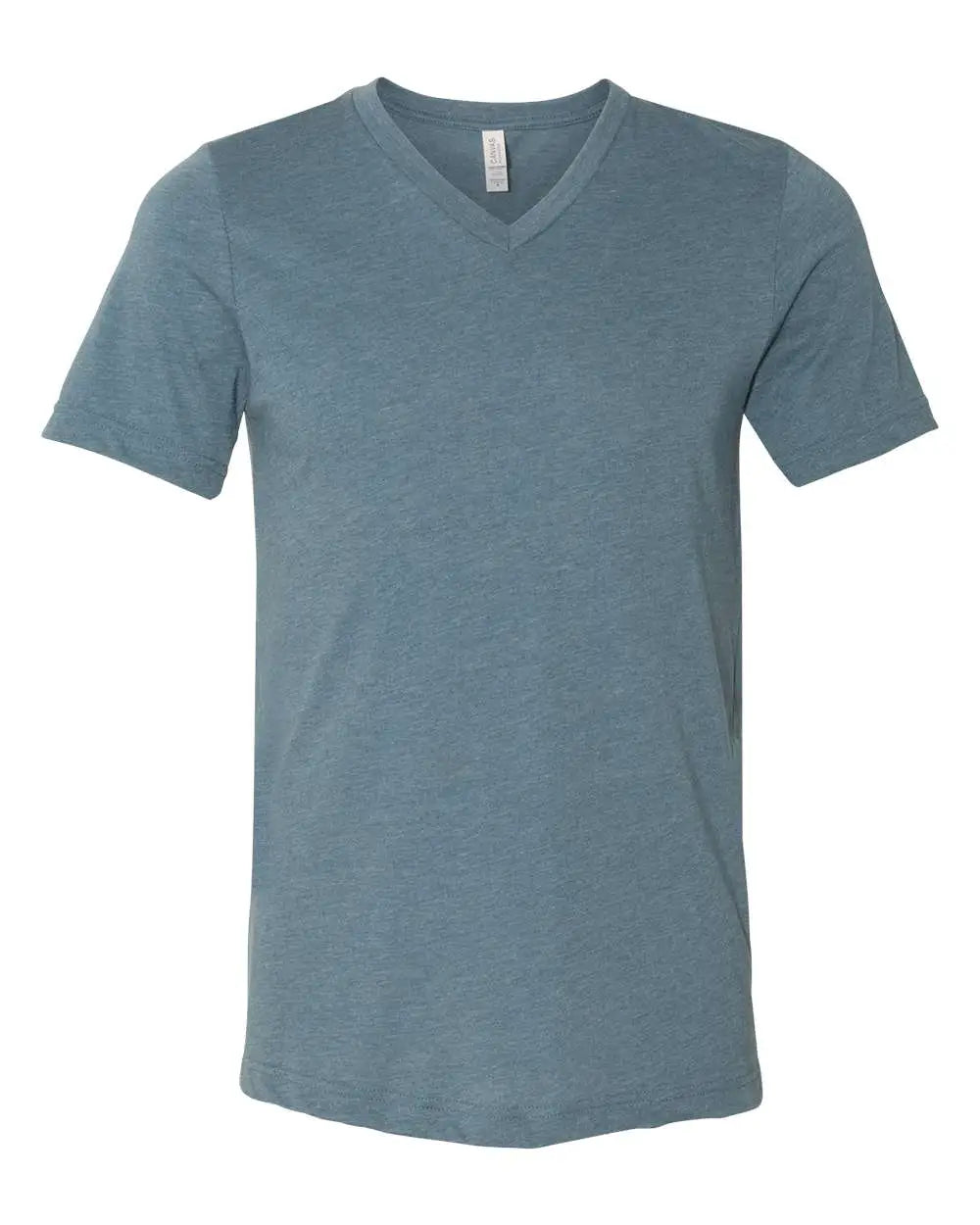 Bella + Canvas 3005cvc Heather Cvc V-neck Tee - Slate