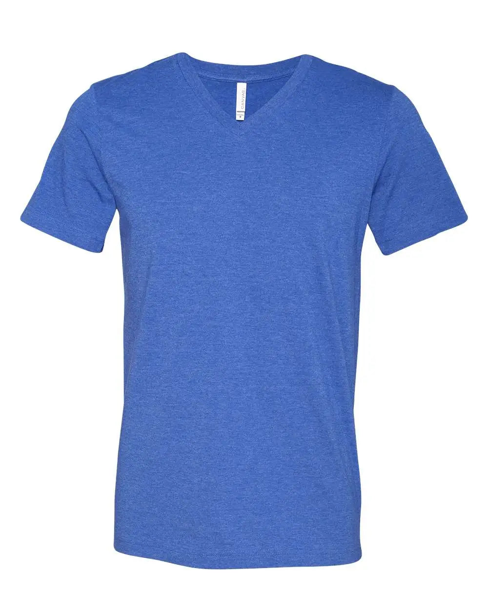 Bella + Canvas 3005cvc Heather Cvc V-neck Tee - True Royal