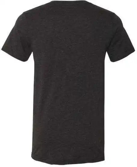 Bella + Canvas 3005cvc Unisex Heather Cvc v Neck Tee Black