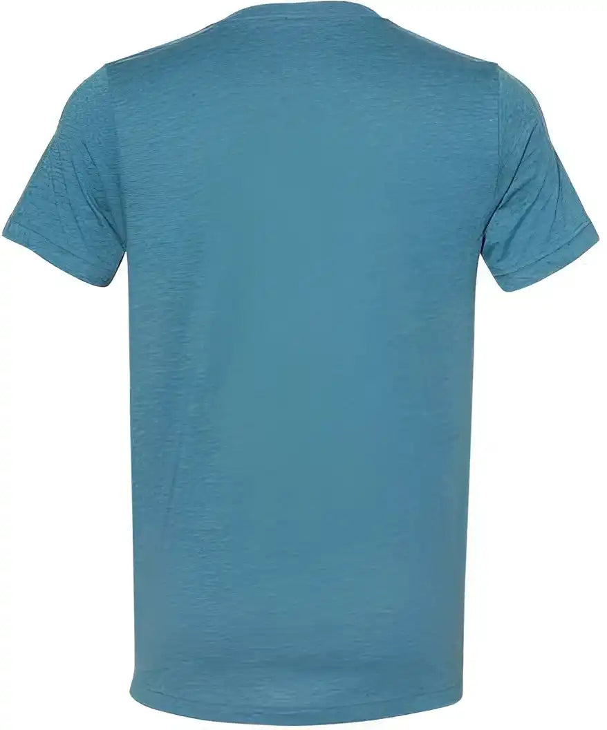 Bella + Canvas 3005cvc Unisex Heather Cvc v Neck Tee Deep Teal