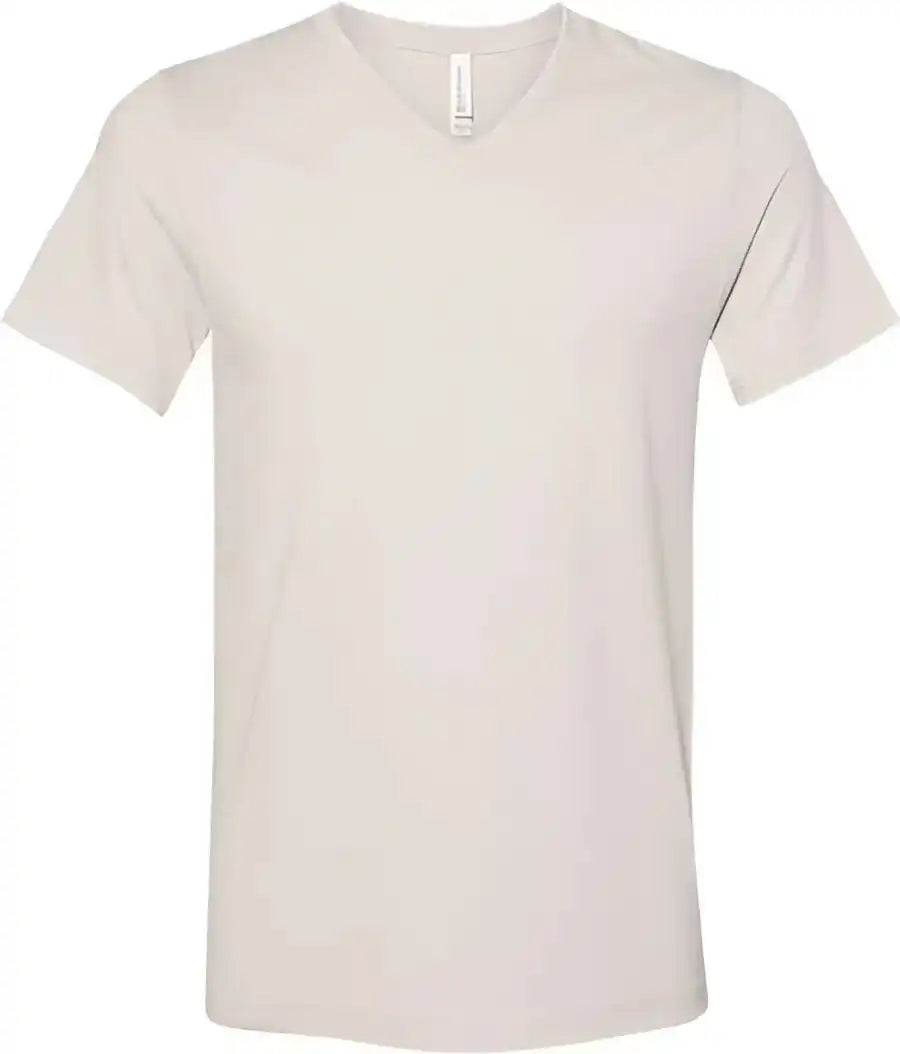 Bella + Canvas 3005cvc Unisex Heather Cvc v Neck Tee Dust