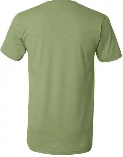Bella + Canvas 3005cvc Unisex Heather Cvc v Neck Tee Green