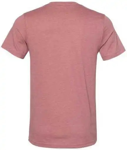 Bella + Canvas 3005cvc Unisex Heather Cvc v Neck Tee Mauve