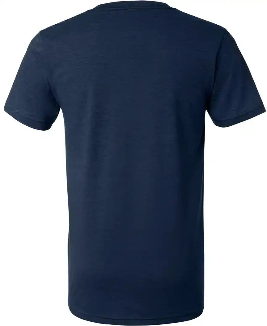 Bella + Canvas 3005cvc Unisex Heather Cvc v Neck Tee Navy