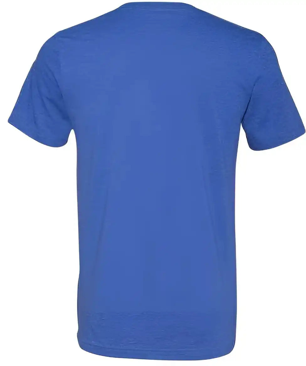 Bella + Canvas 3005cvc Unisex Heather Cvc V-neck Tee - True Royal