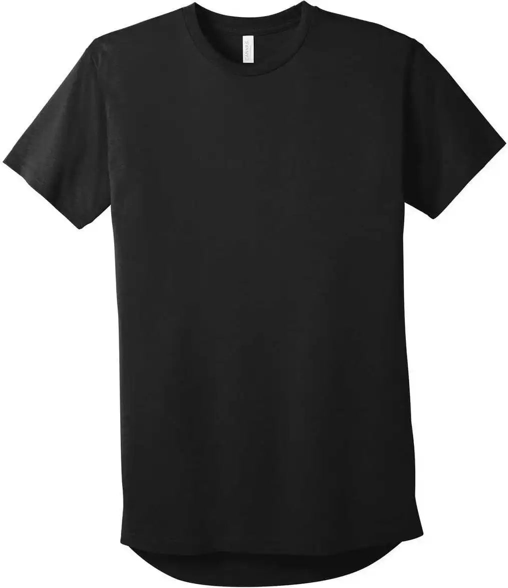 Bella + Canvas 3006 Men’s Long Body Urban Tee Black