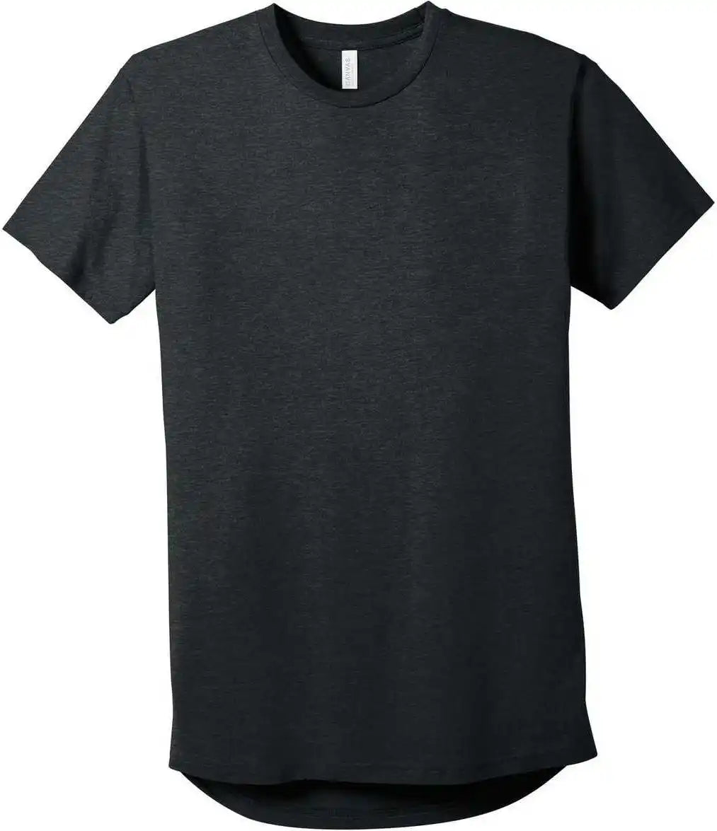 Bella + Canvas 3006 Men’s Long Body Urban Tee - Dark Gray Heather