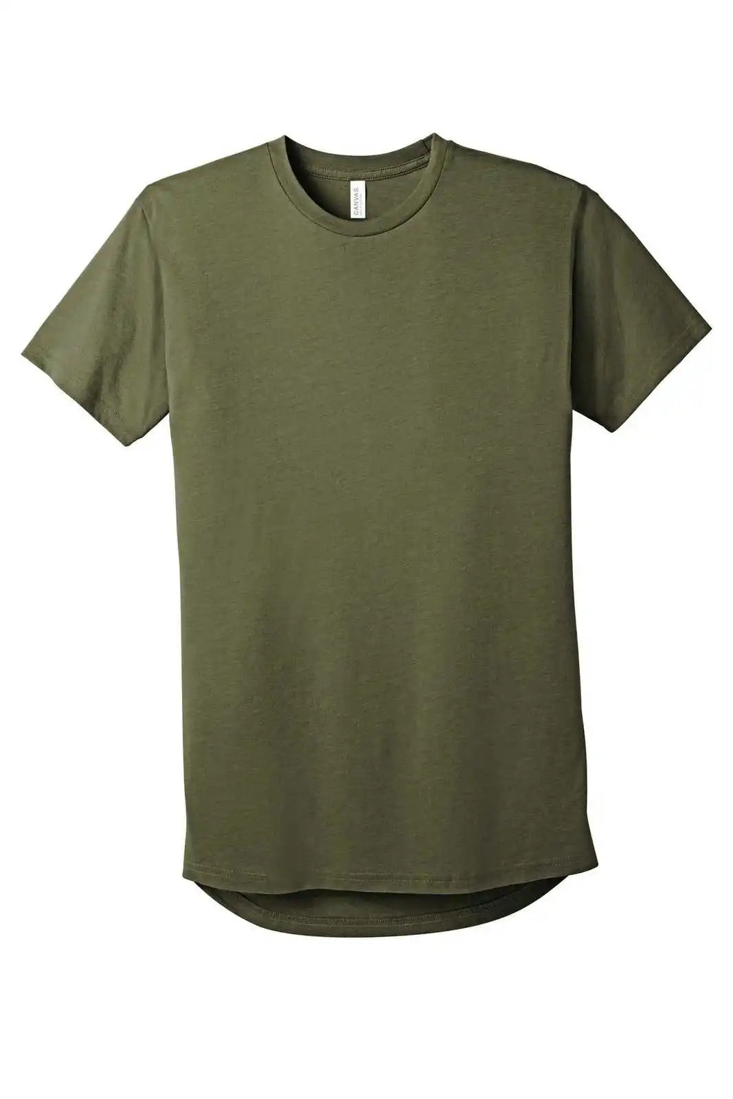Bella + Canvas 3006 Men’s Long Body Urban Tee - Heather Olive