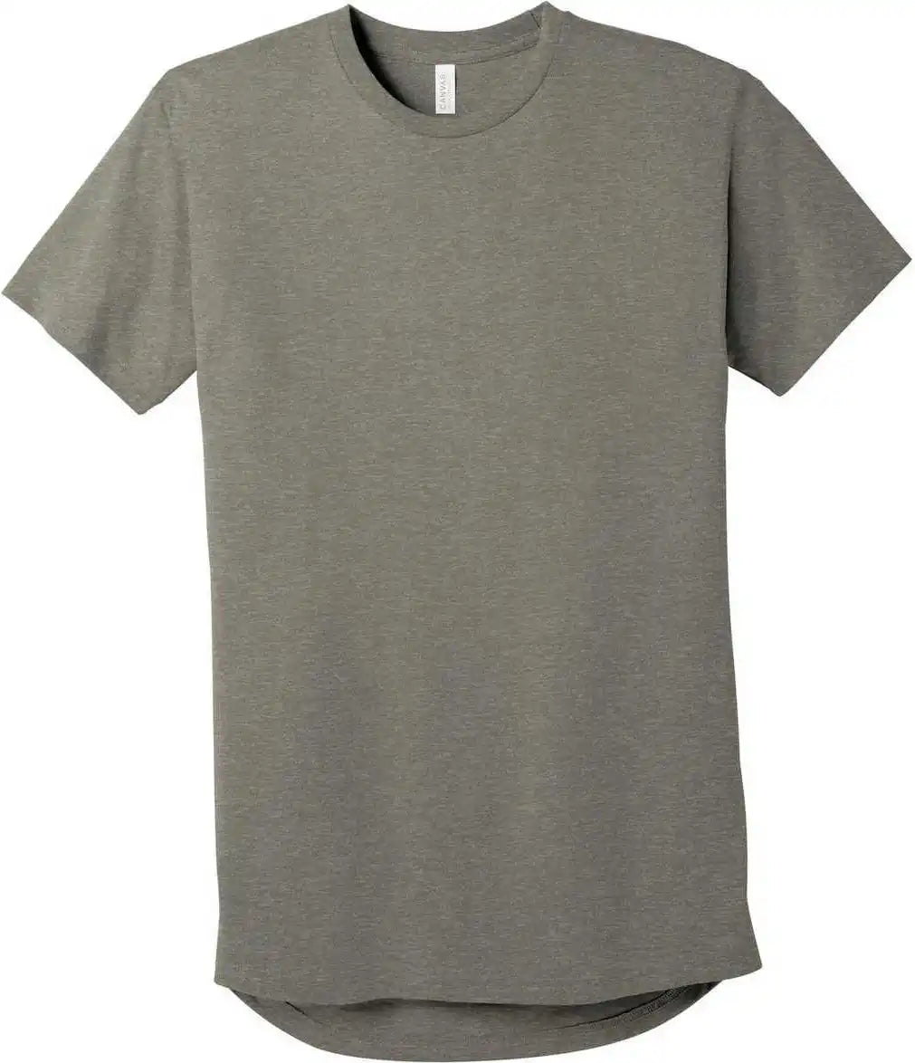 Bella + Canvas 3006 Men’s Long Body Urban Tee - Heather Stone