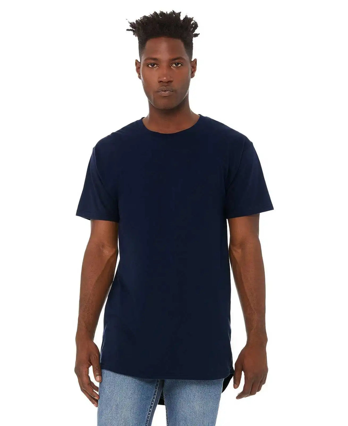 Bella + Canvas 3006 Men’s Long Body Urban Tee - Navy
