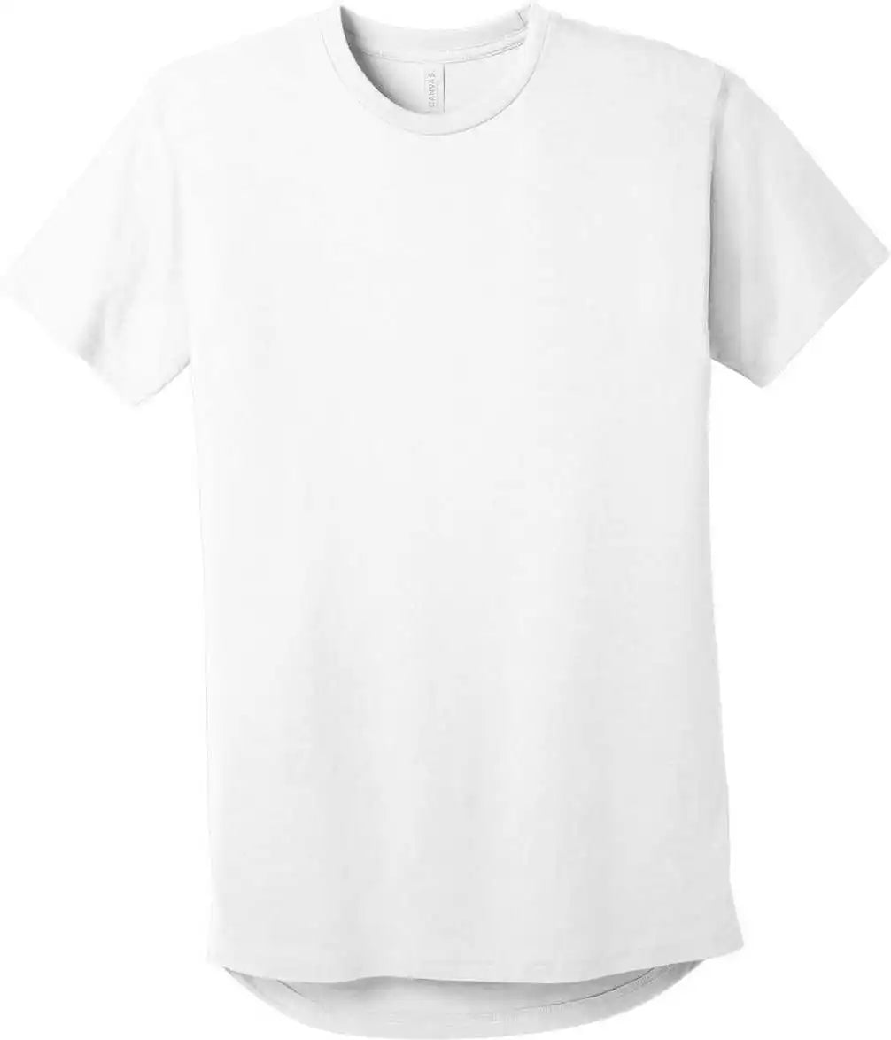 Bella + Canvas 3006 Men’s Long Body Urban Tee White