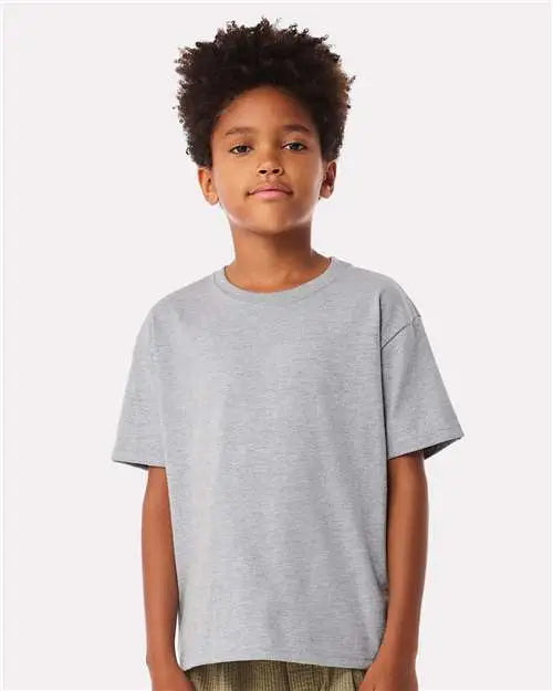 Bella + Canvas 3010y Youth 6oz. Heavyweight Tee - Athletic Heather - s