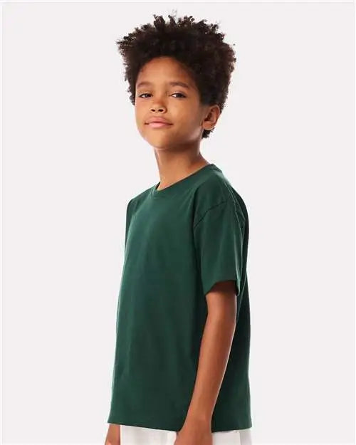 Bella + Canvas 3010y Youth 6oz. Heavyweight Tee - Forest