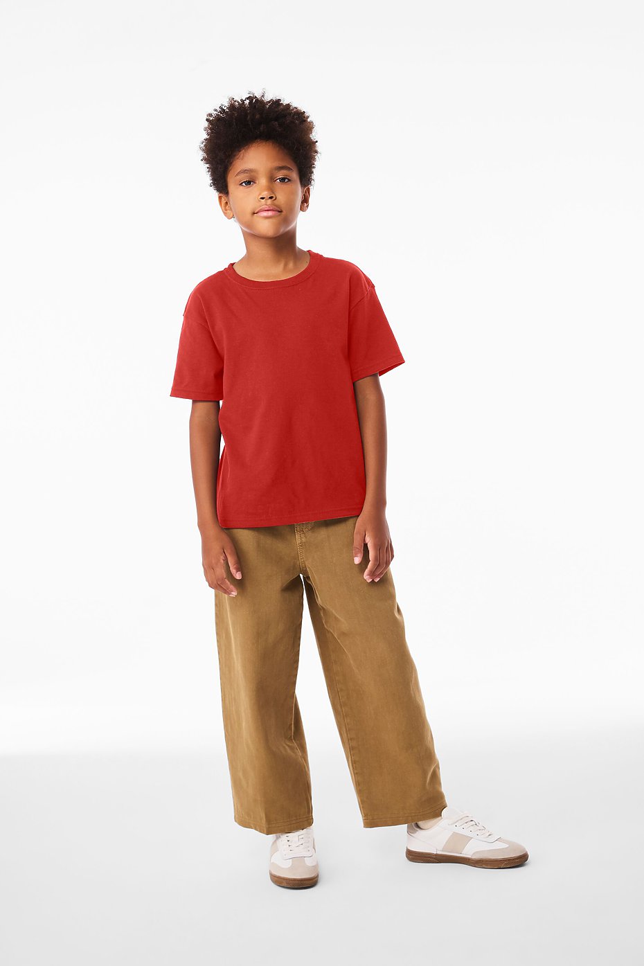 Bella + Canvas 3010y Youth 6oz. Heavyweight Tee - Red