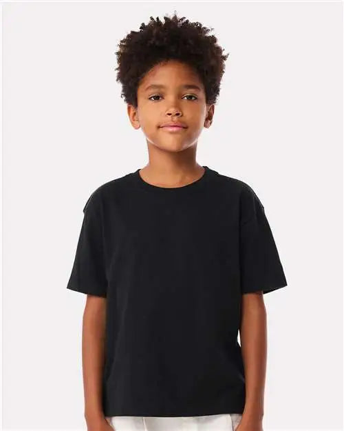 Bella + Canvas 3010y Youth 6oz. Heavyweight Tee - Vintage Black - s
