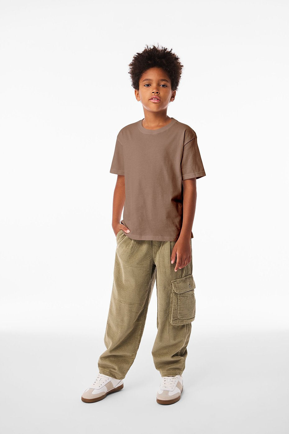 Bella + Canvas 3010y Youth 6oz. Heavyweight Tee - Vintage Brown