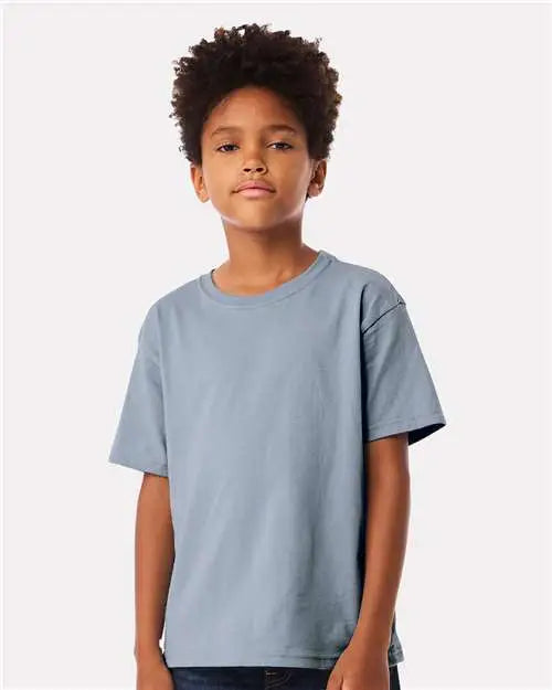 Bella + Canvas 3010y Youth 6oz. Heavyweight Tee - Vintage Denim