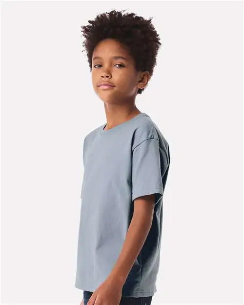 Bella + Canvas 3010y Youth 6oz. Heavyweight Tee - Vintage Denim