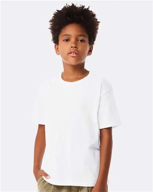 Bella + Canvas 3010y Youth 6oz. Heavyweight Tee - White
