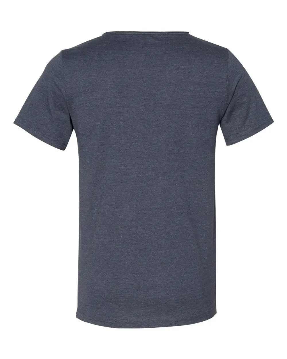 Bella + Canvas 3014c Raw Neck Tee - 3014 - Heather Navy