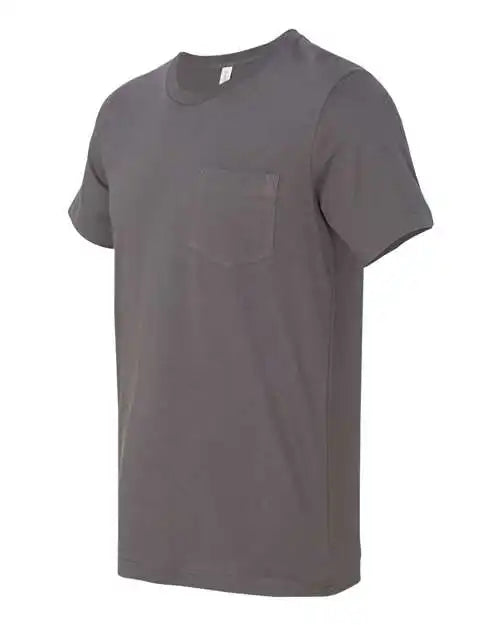 Bella + Canvas 3021 Jersey Pocket Tee - Asphalt