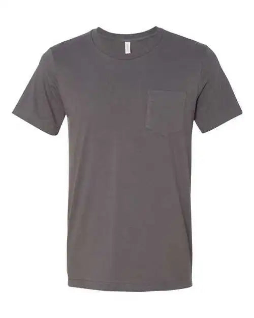 Bella + Canvas 3021 Jersey Pocket Tee - Asphalt