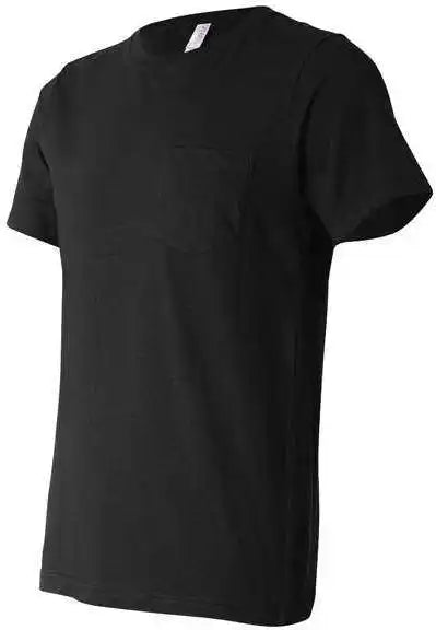 Bella + Canvas 3021 Jersey Pocket Tee Black