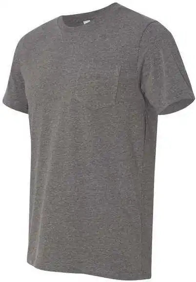 Bella + Canvas 3021 Jersey Pocket Tee - Deep Heather