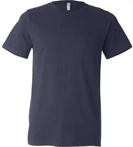 Bella + Canvas 3021 Jersey Pocket Tee Navy
