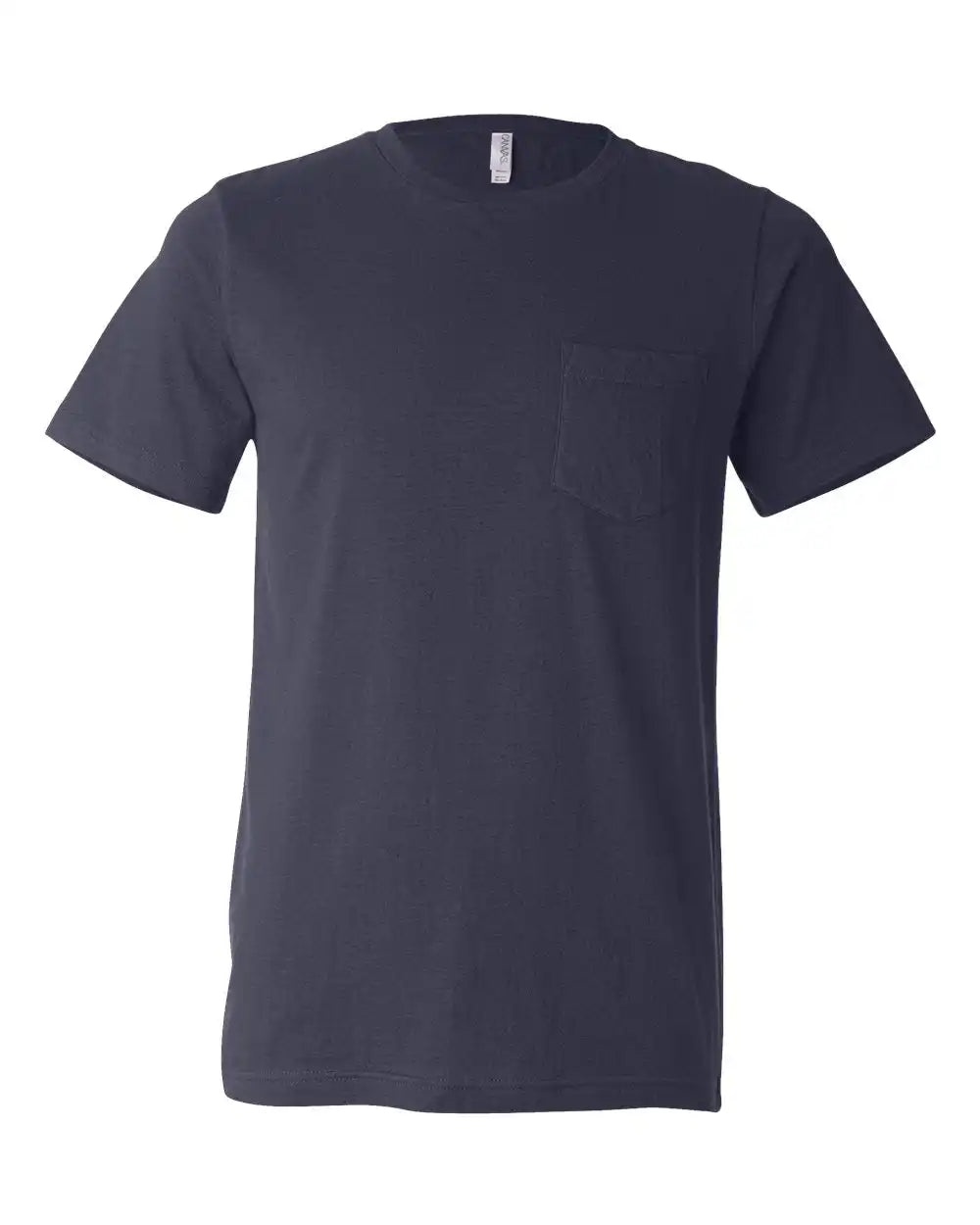 Bella + Canvas 3021 Jersey Pocket Tee - Navy