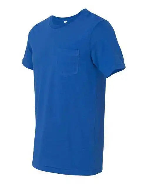 Bella + Canvas 3021 Jersey Pocket Tee - True Royal