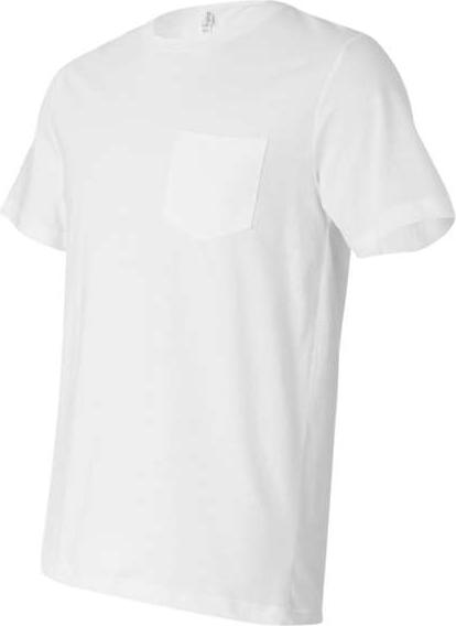 Bella + Canvas 3021 Jersey Pocket Tee - White