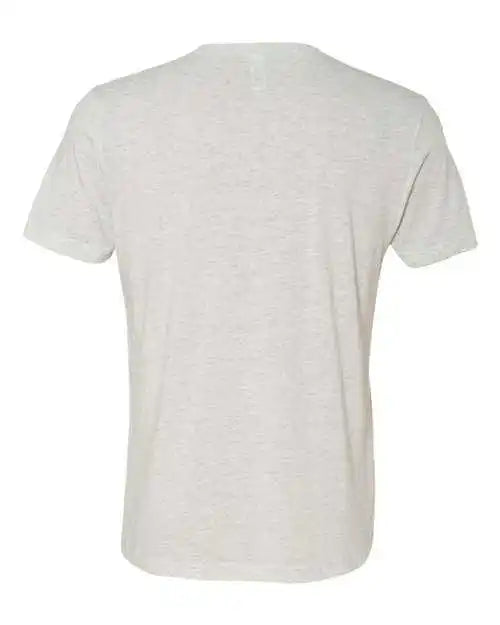 Bella + Canvas 3125 Short Sleeve Henley - White Fleck Triblend