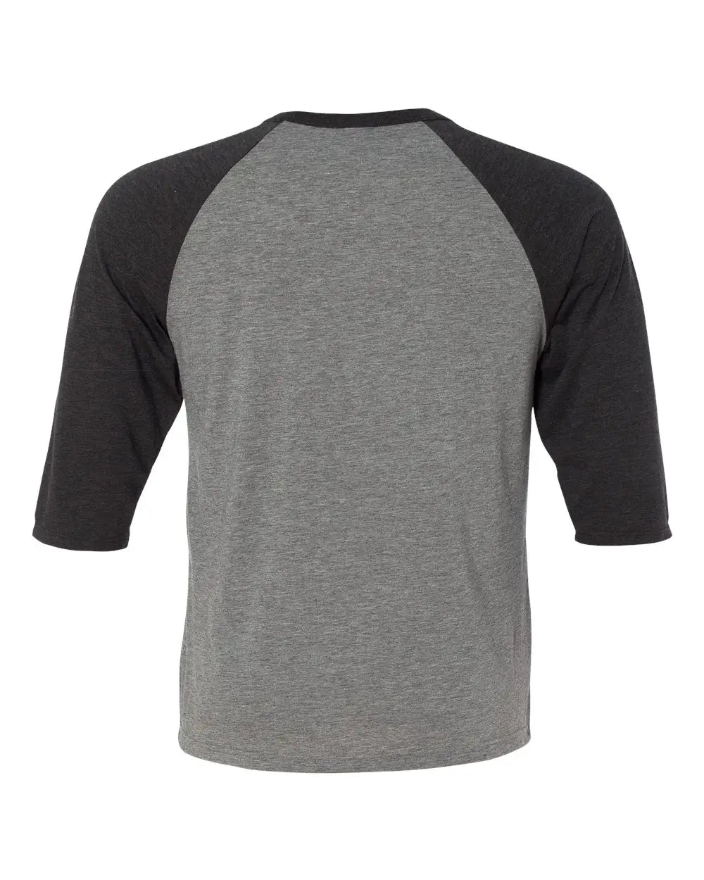 Bella + Canvas 3200t Toddler Three-quarter Sleeve Baseball Tee - Grey Charcoal Black Triblend - Grey/ / 4t