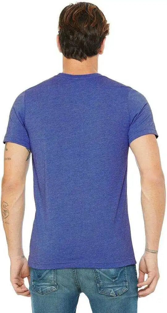 Bella + Canvas 3201 Fwd Fashion Heather Cvc Raglan Tee - True Royal