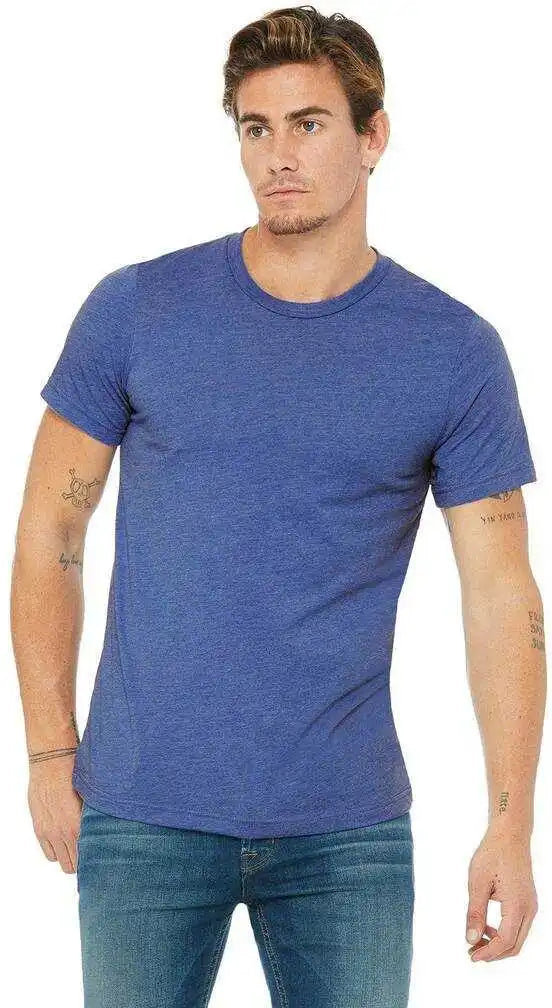 Bella + Canvas 3201 Fwd Fashion Heather Cvc Raglan Tee - True Royal