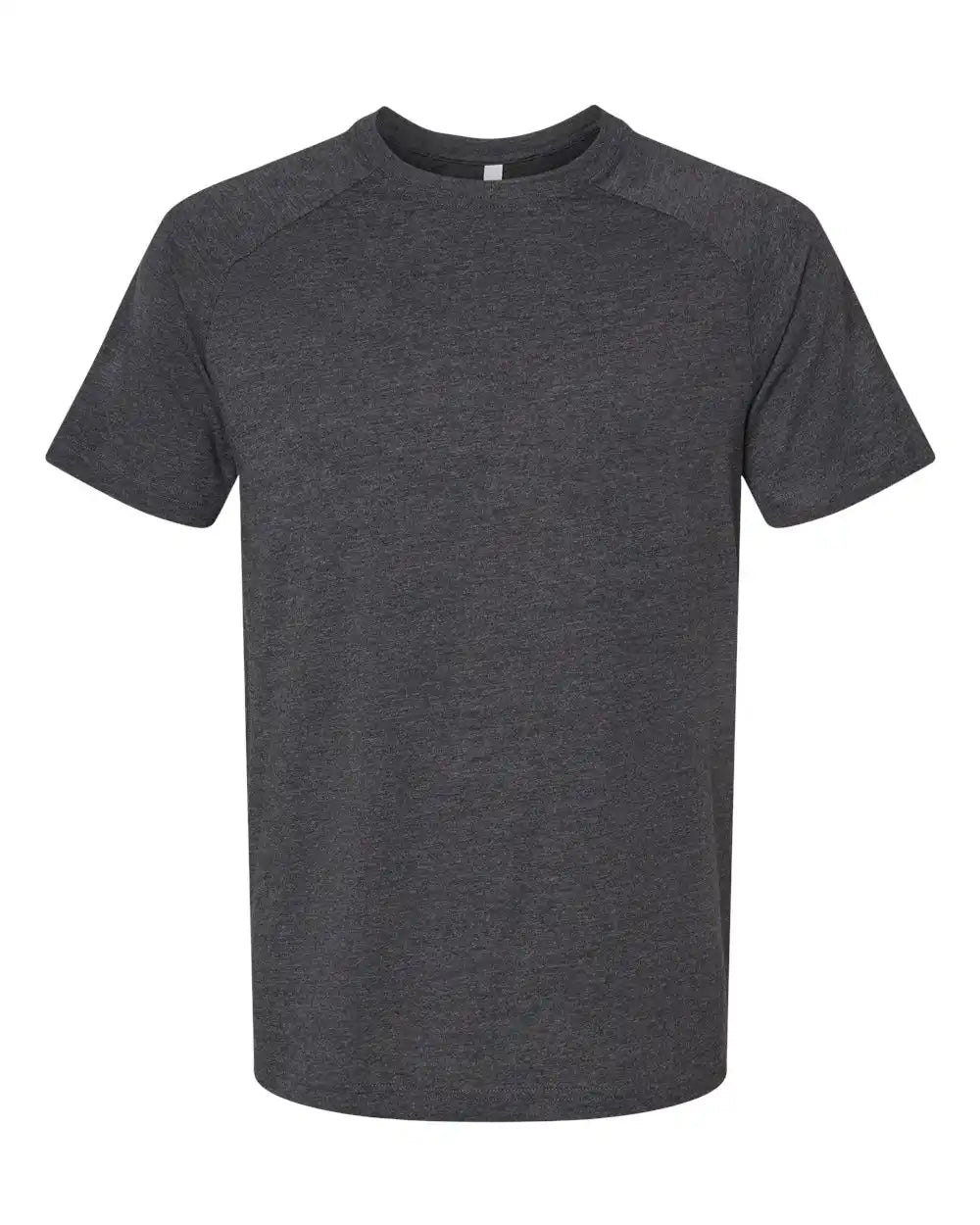 Bella + Canvas 3201c Heather Cvc Raglan Tee - 3201 - Dark Grey - s