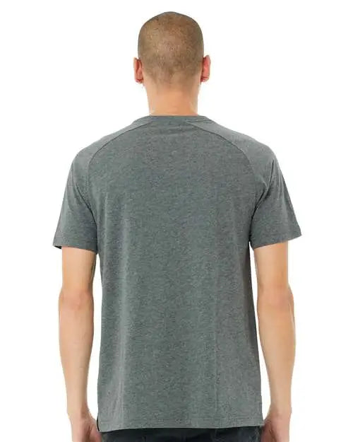 Bella + Canvas 3201c Heather Cvc Raglan Tee - 3201 - Deep