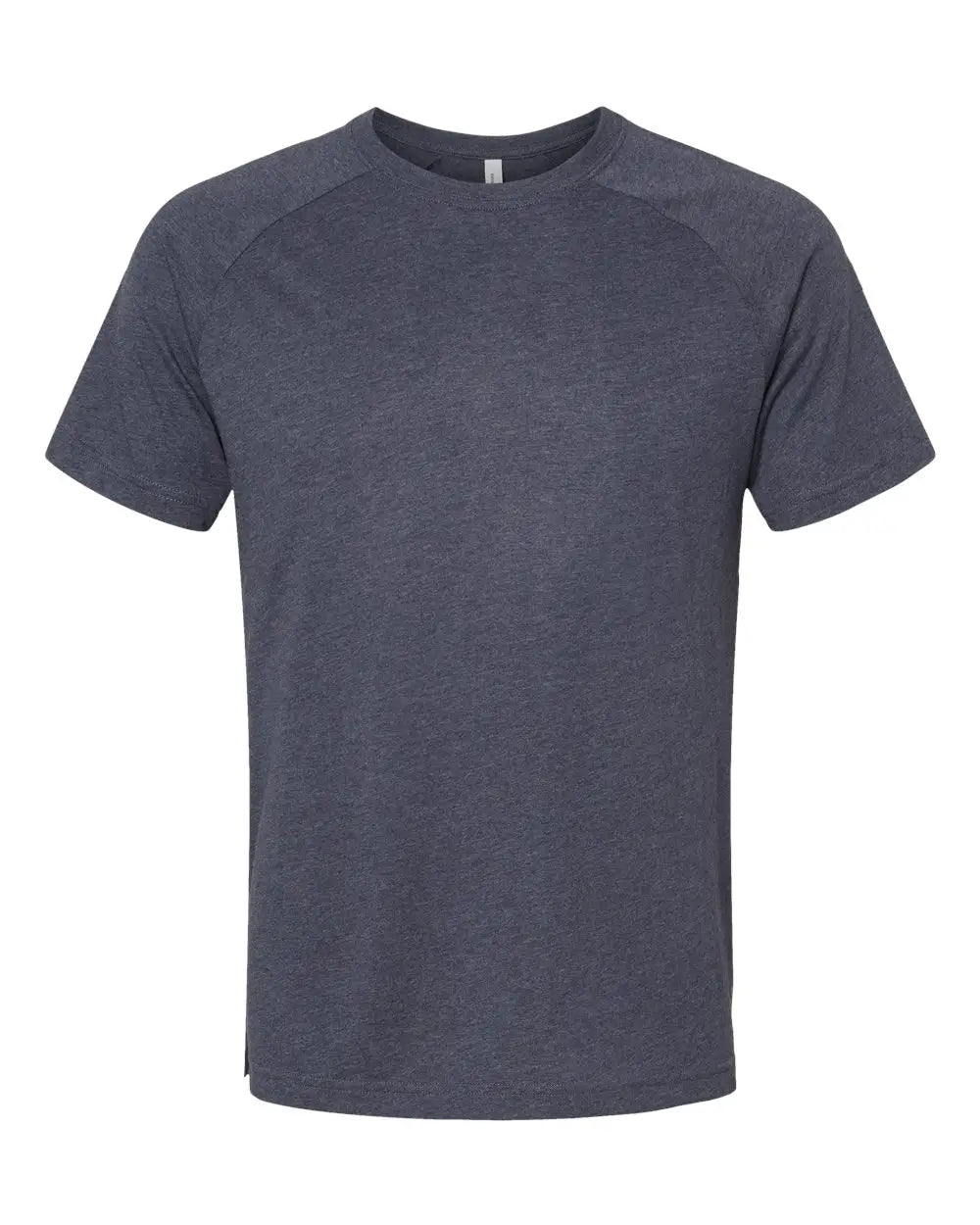 Bella + Canvas 3201c Heather Cvc Raglan Tee - 3201 - Navy - Adult s