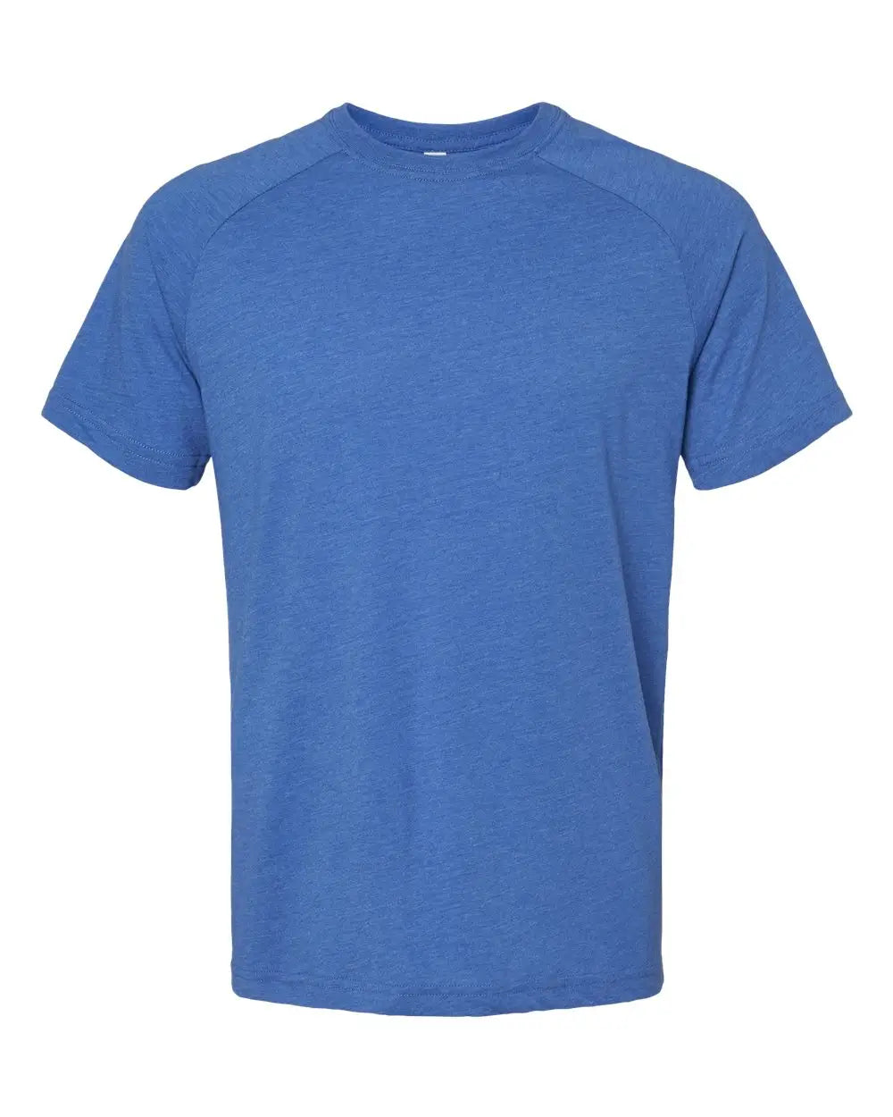 Bella + Canvas 3201c Heather Cvc Raglan Tee - 3201 - True Royal