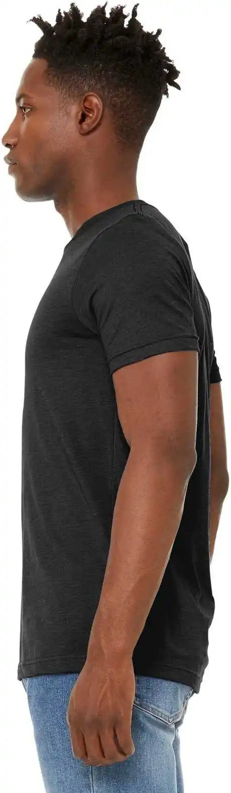 Bella + Canvas 3301 Unisex Sueded Tee Black Heather