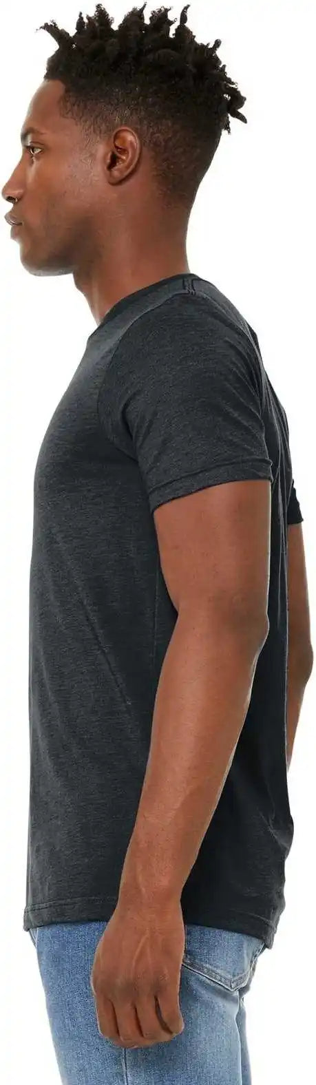 Bella + Canvas 3301 Unisex Sueded Tee - Dark Heather Gray
