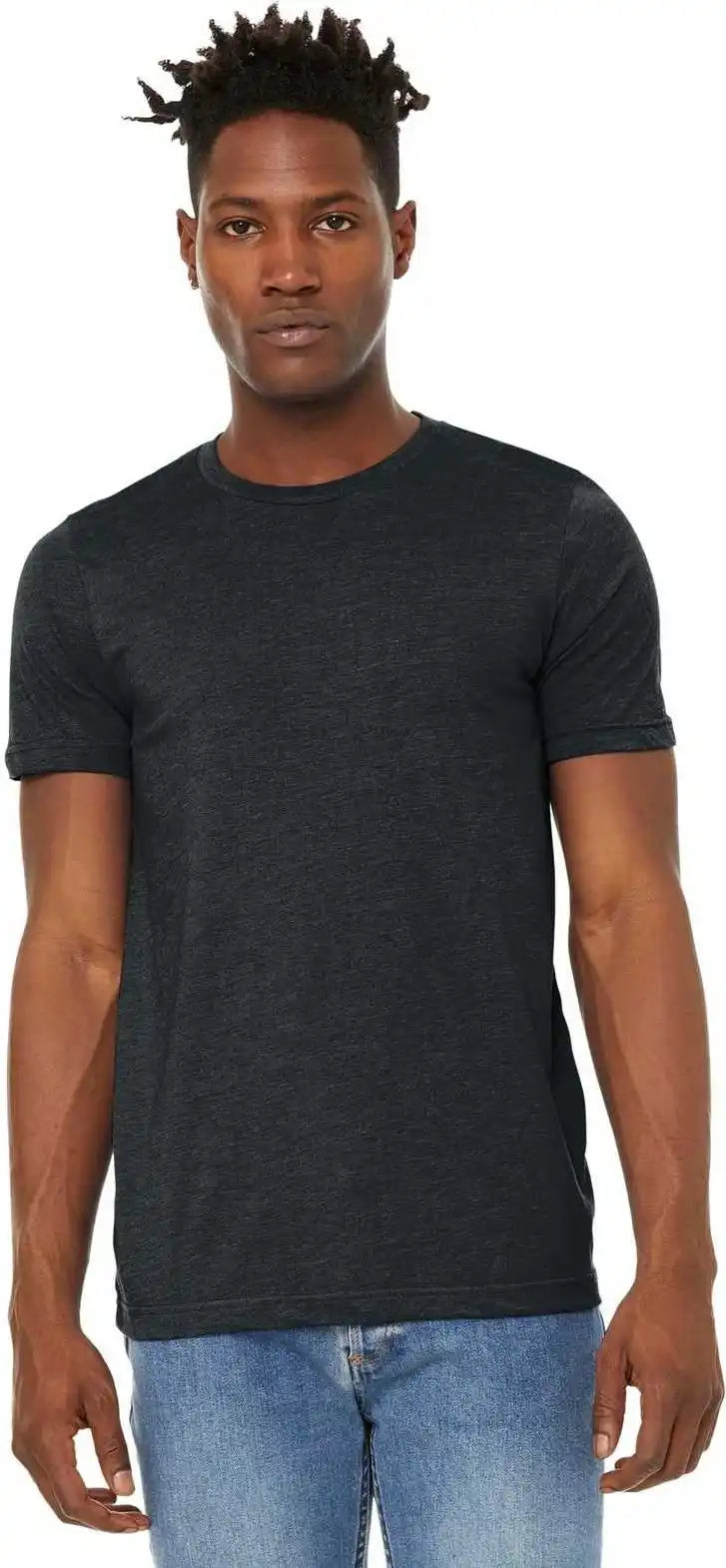 Bella + Canvas 3301 Unisex Sueded Tee - Dark Heather Gray