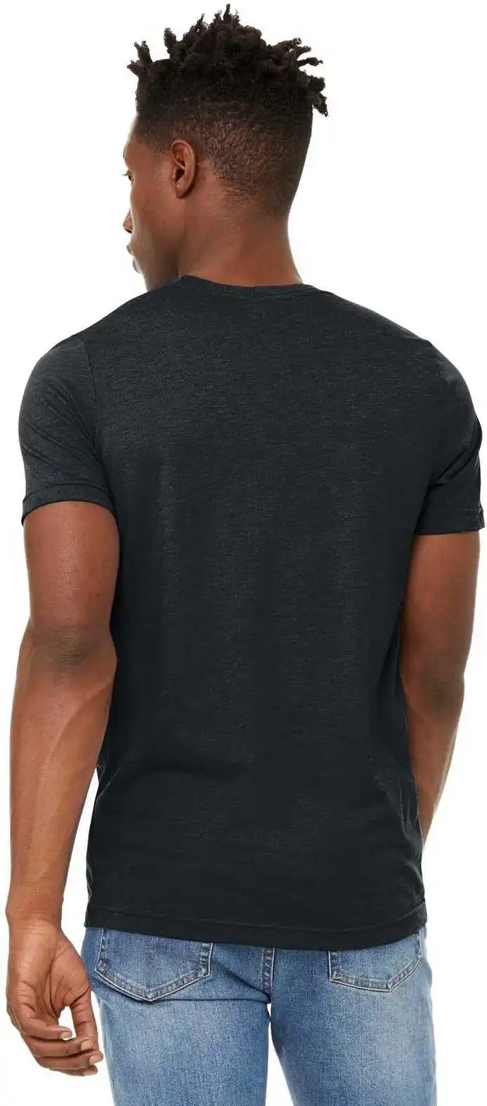 Bella + Canvas 3301 Unisex Sueded Tee - Dark Heather Gray