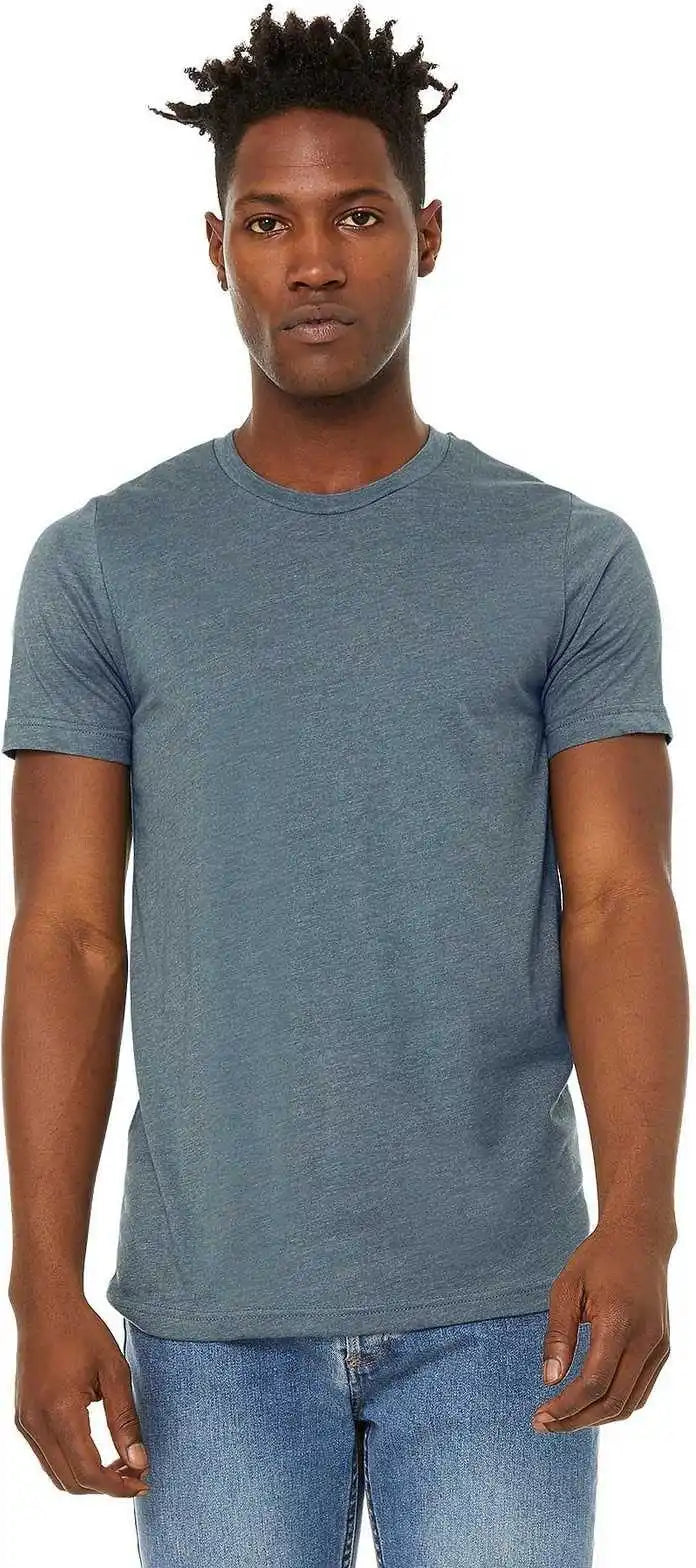 Bella + Canvas 3301 Unisex Sueded Tee - Heather Slate