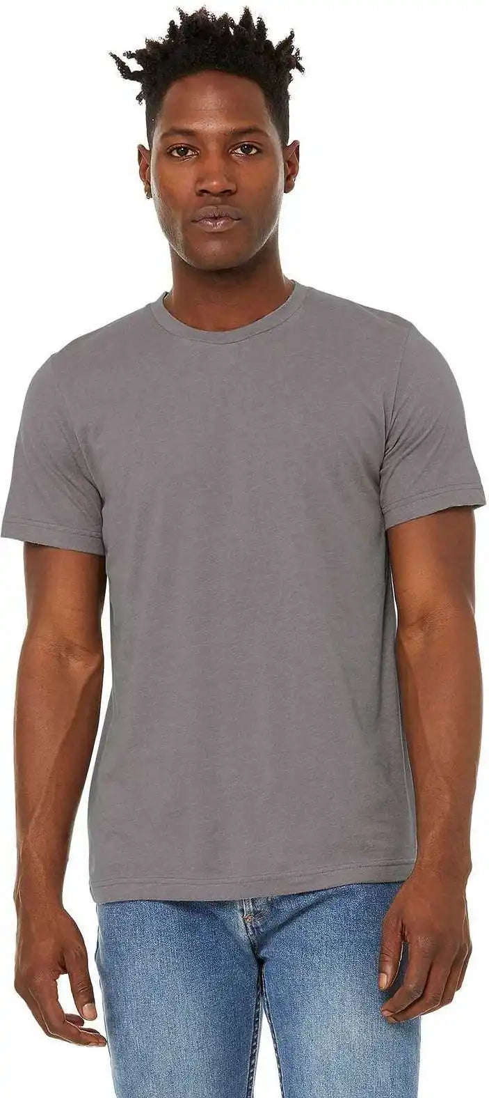 Bella + Canvas 3301 Unisex Sueded Tee - Heather Storm