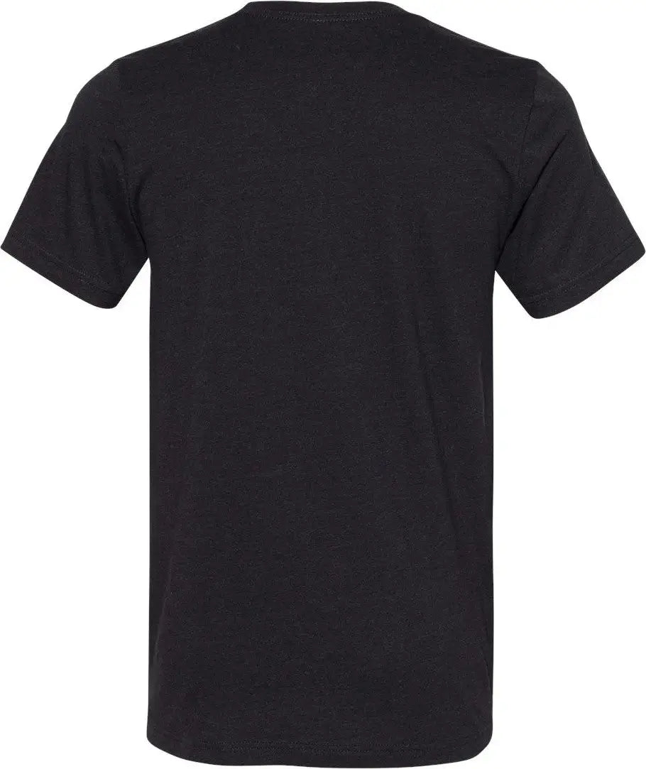 Bella + Canvas 3301c Sueded Tee - 3301 - Black Heather