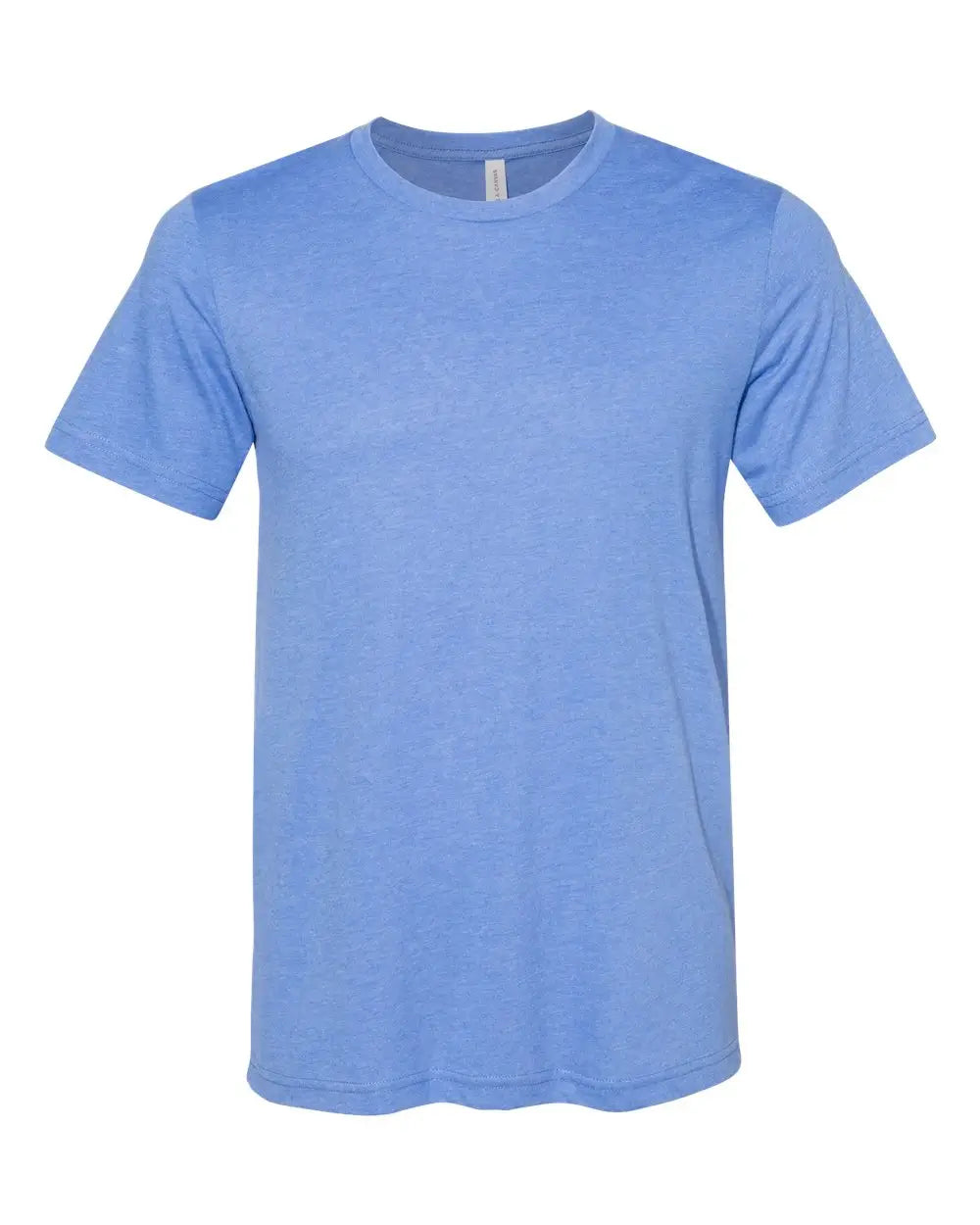 Bella + Canvas 3301c Sueded Tee - 3301 - Heather Columbia Blue - Adult Xs