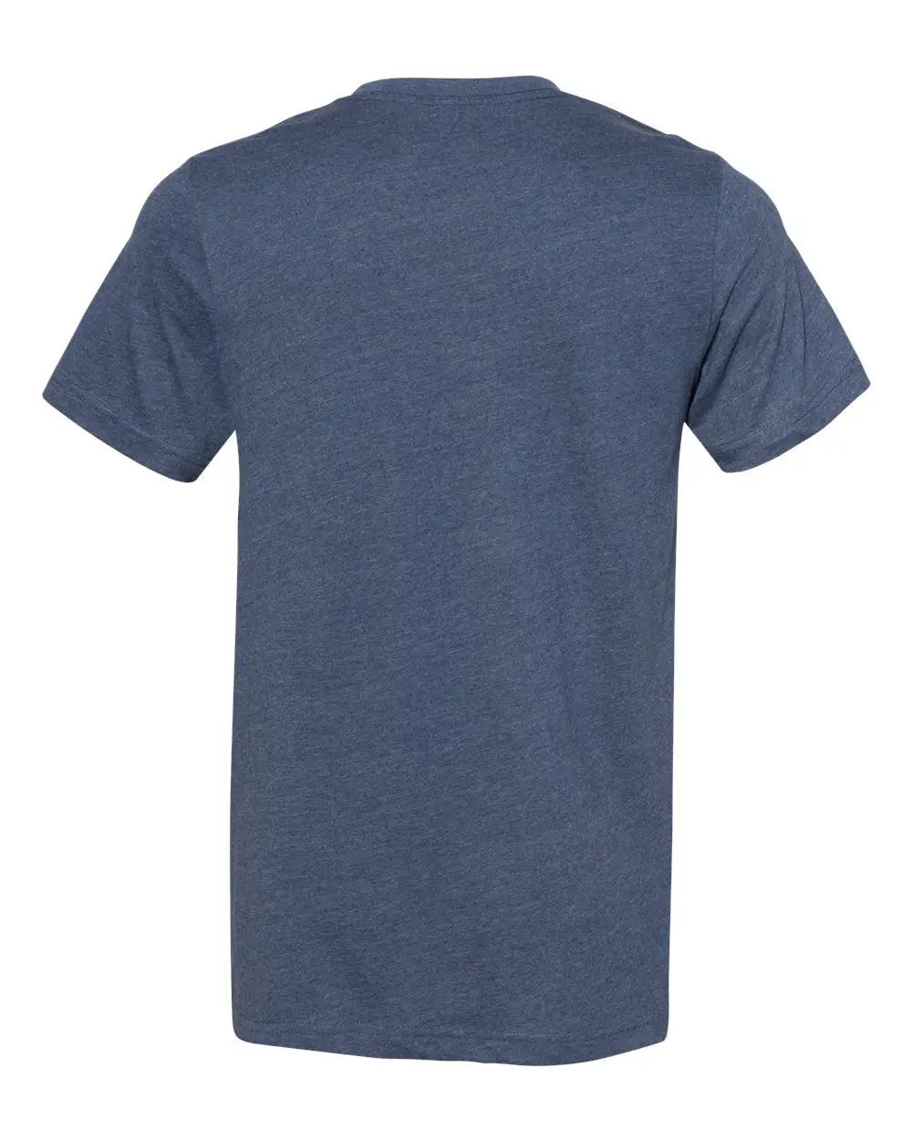 Bella + Canvas 3301c Sueded Tee - 3301 - Heather Navy - Adult Xs